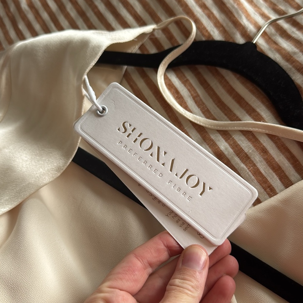 Shona Joy Cream Satin Open-Back Midi Dress - Picture 8 of 12